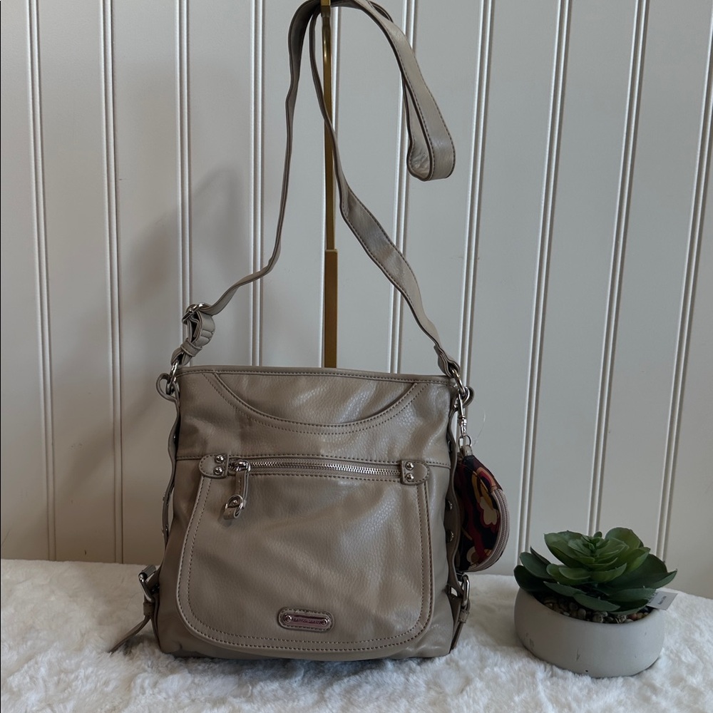Elegant Franco Sarto Tan Crossbody Bag
